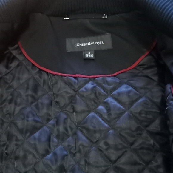 Jones New York Black Puffer Coat - Picture 13 of 15
